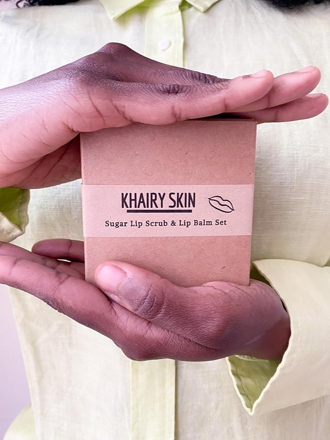 100% Natural Lip Balm and Lip Scrub Duo - Intensive Lip Care Therapy for Dry and Chapped Lips - Made with Cranberry Butter - 100% Vegan-GlimoraGlow