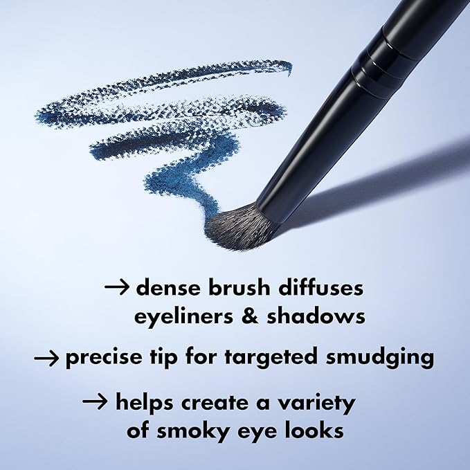 e.l.f. Smudge 'N Smoke Eyeliner Brush, Multi-Use Eyeshadow & Eyeliner Brush For Creating A Perfect Smoky Eye, Vegan & Cruelty-Free-GlimoraGlow