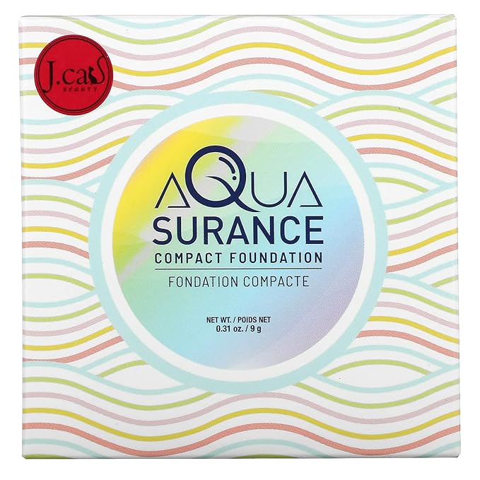 J.CAT BEAUTY Aquasurance Compact Foundation - Light Beige-GlimoraGlow