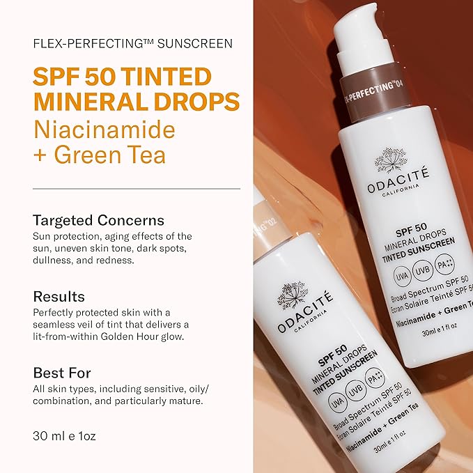 SPF 50 Flex-Perfecting™ Mineral Drops Tinted Sunscreen ONE-GlimoraGlow