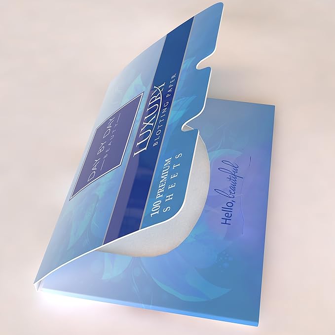 Makeup Blotting Papers 200 Oil Absorbing Paper Sheets for Face (2 Handy Packs of 100) — Face Oil Remover — Oil Blotting Sheets for Face-GlimoraGlow