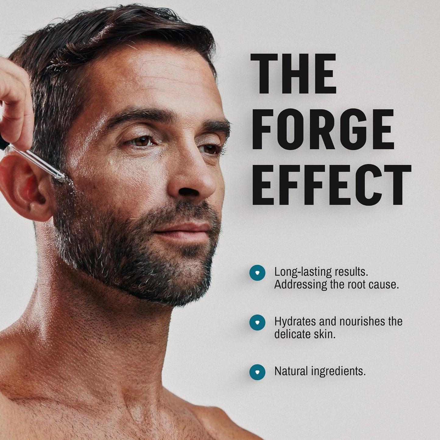 FORGE SKIN® Night Beef Tallow Serum for Men [TALLOW-BASED] - Facial Essence for Face Wrinkles with Essential Oils - Natural Green Tea Skincare for Radiance and Skin Hydration (1.77 OZ)-GlimoraGlow