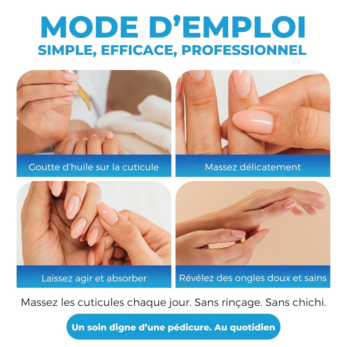 Imperial Feet Cuticle Oil for Nail Growth and Strength 30ml/1 FL Oz-Almond, Jojoba, Vitamin E Oil for Nails and Cuticles-Hydrates, Natural Nail Strengthener and Nourishes Dry Cuticles-Cuticle Softener-GlimoraGlow