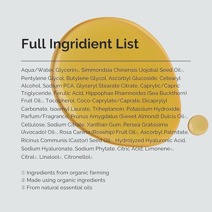 Nordisk Element Vitamin C Face Serum for Men, Anti-aging formula, Improve Appearance of Dark Spots, Tone, Fine Lines & Wrinkles, with Natural Vitamin C & Hyaluronic Acid, 1 Fl Oz-GlimoraGlow