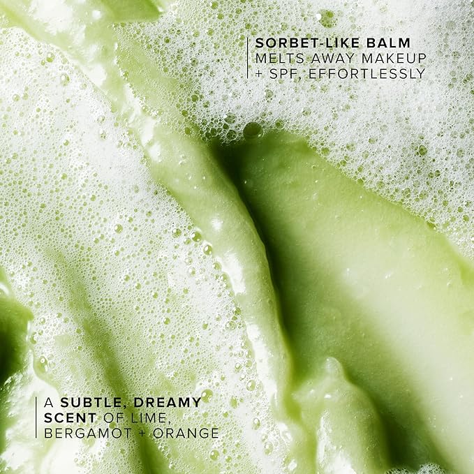 Farmacy Makeup Remover Cleansing Balm - Green Clean Waterproof Makeup Remover + Oil Based Cleanser - Newly Formulated Double Cleanser with Plant Based Waxes + Upcycled Moringa (200ml)-GlimoraGlow