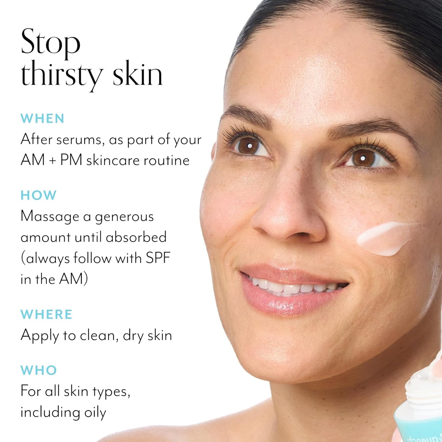 Bliss Drench & Quench Hyaluronic Acid Cream to Water Moisturizer | Lightweight Face Cream with 4 Types of Hyaluronic Acid for All Day Hydration and Plump Skin | Clean Vegan & Cruelty Free 1.7 fl oz-GlimoraGlow