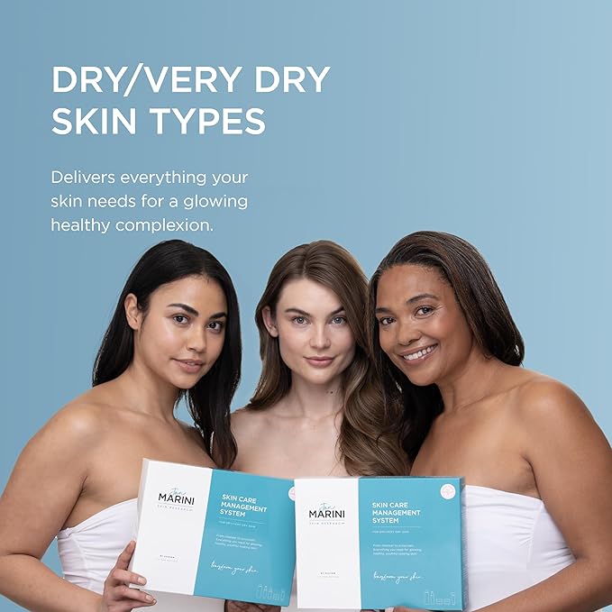 Jan Marini Skin Research Skin Care Management System - With Marini Physical Protectant Tinted SPF 45 - Dry/Very Dry Skin-GlimoraGlow