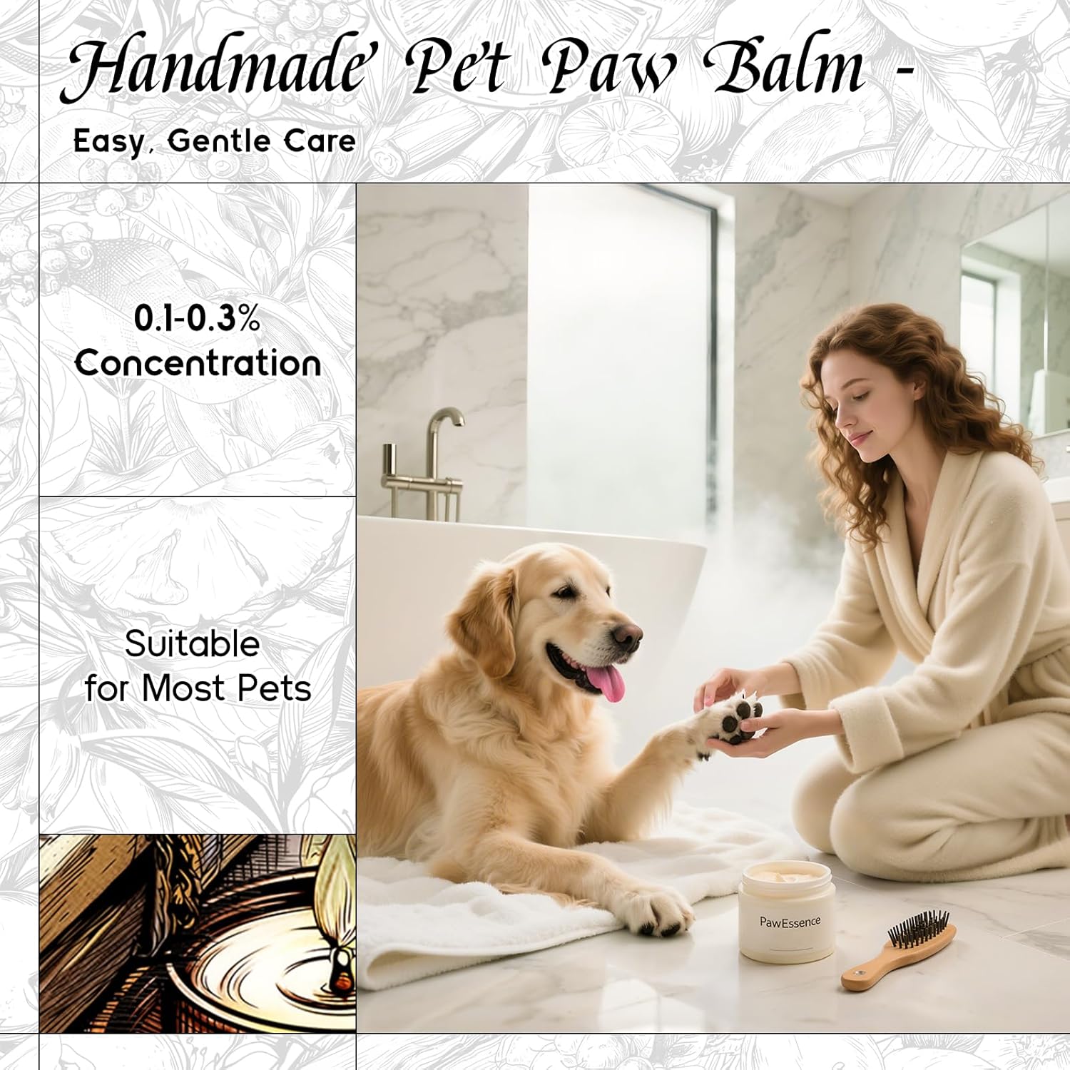 HIQILI Mimosa & Cardamom Fragrance Oil for Candle & Soap Making,Ideal for Essential Oil Diffuser, DIY Perfume, Room Sprays - 1 Fl Oz-GlimoraGlow