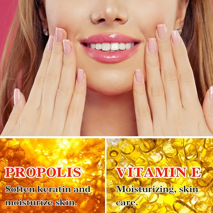 1PCS Bee Lip Balm Honey Pot,Honey Sleeping Lip Mask Bee Lip Balm with Applicator,Natural Moisturizing & Prevention Dry and Cracked Lip Scrubs Exfoliator-GlimoraGlow