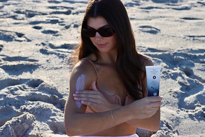 SPF 8 Mineral Sunscreen - Water Resistant Moisturzing Lotion for Body & Face - Non-Nano Zinc Oxide, Vitamin E - 3 Oz-GlimoraGlow