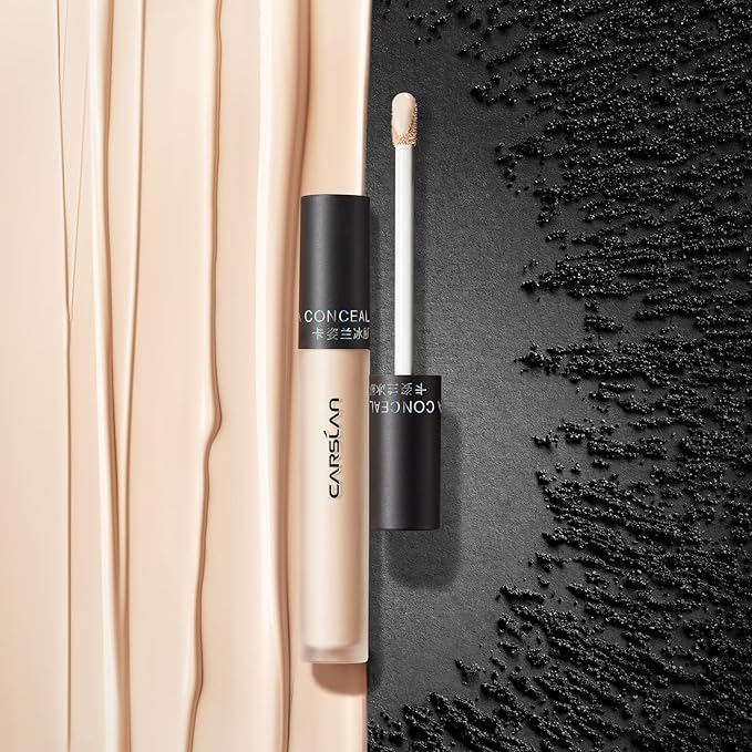 Hydrating Concealer - Full Coverage Matte Finish, 16H Long Lasting Corrects Dark Circles, Redness, Blemishes, 01 Ivory-GlimoraGlow