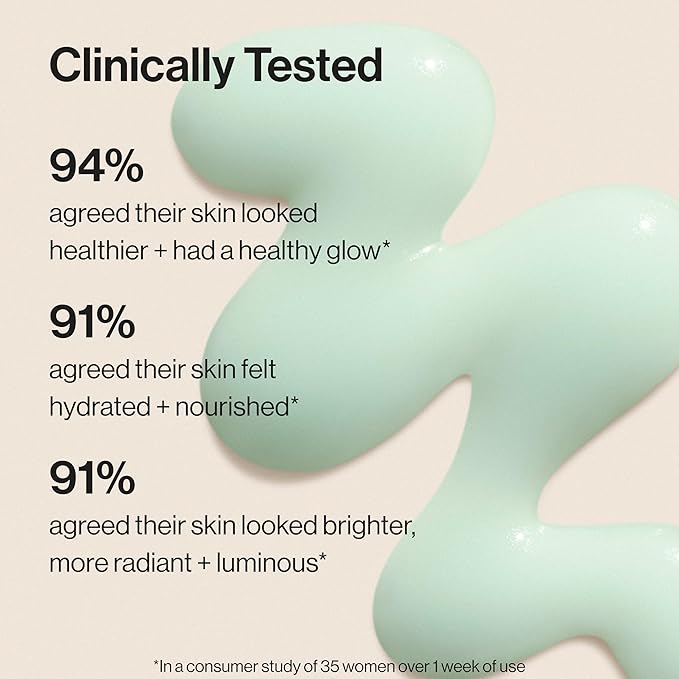 Honest Beauty Daily Green Juice Antioxidant Super Serum | Improves Skin Tone + Texture | Gentle for Sensitive Skin, Fragrance Free, Vegan | 1 fl oz-GlimoraGlow