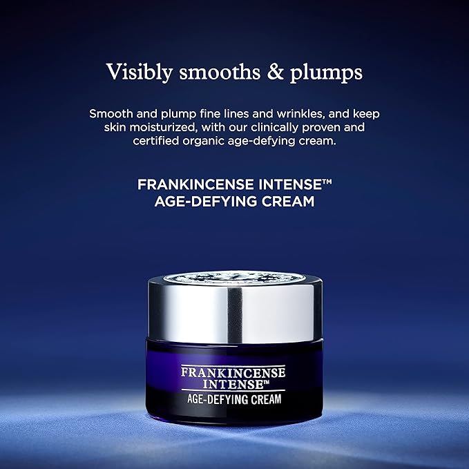 Neal's Yard Frankincense Intense Age Defying Cream with Carnauba Wax, Smoothes & Plumps Fine Lines & Wrinkles, Cruelty-Free, 50g-GlimoraGlow