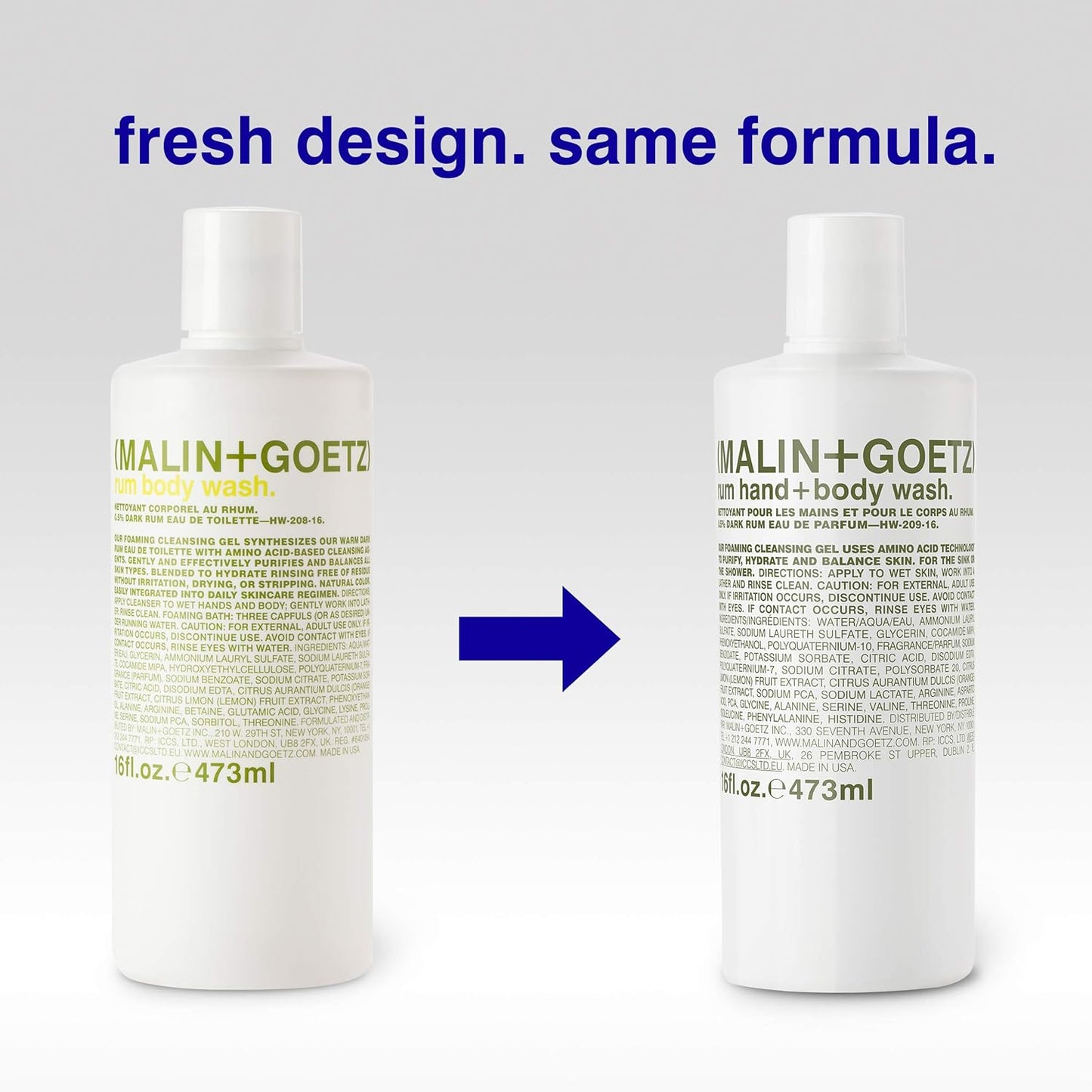 Malin + Goetz Rum Hand & Body Wash, 16 Fl. Oz. – Men & Women Natural Body Wash For All Skin Types, Foaming Hydrating Cleansing Gel, Cruelty-Free & Vegan-GlimoraGlow