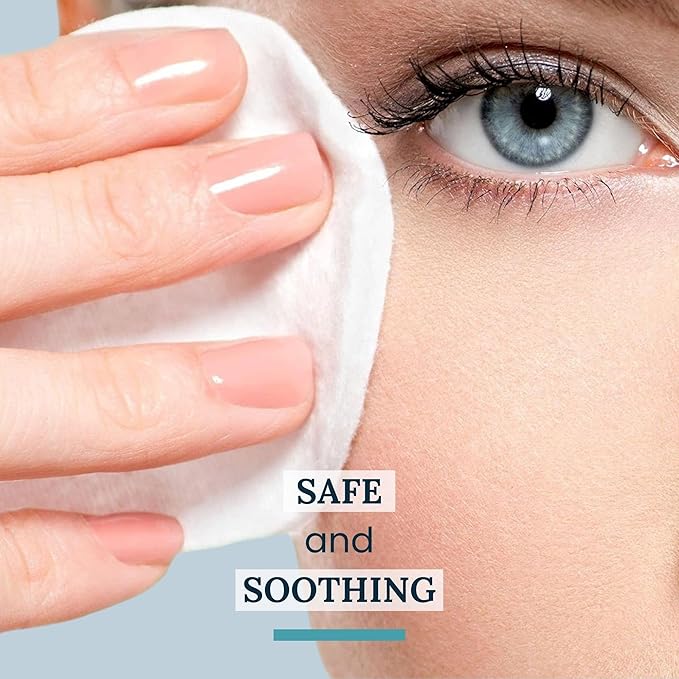 NOVEHA 60PCs Tea Tree Oil Eyelid & Lash Wipes | With Hyaluronic Acid, Green Tea & Chamomile For Blepharitis, Itchy & Stye Eyes, Individually Wrapped, Natural Eyelash Makeup Remover & Daily Cleanser-GlimoraGlow