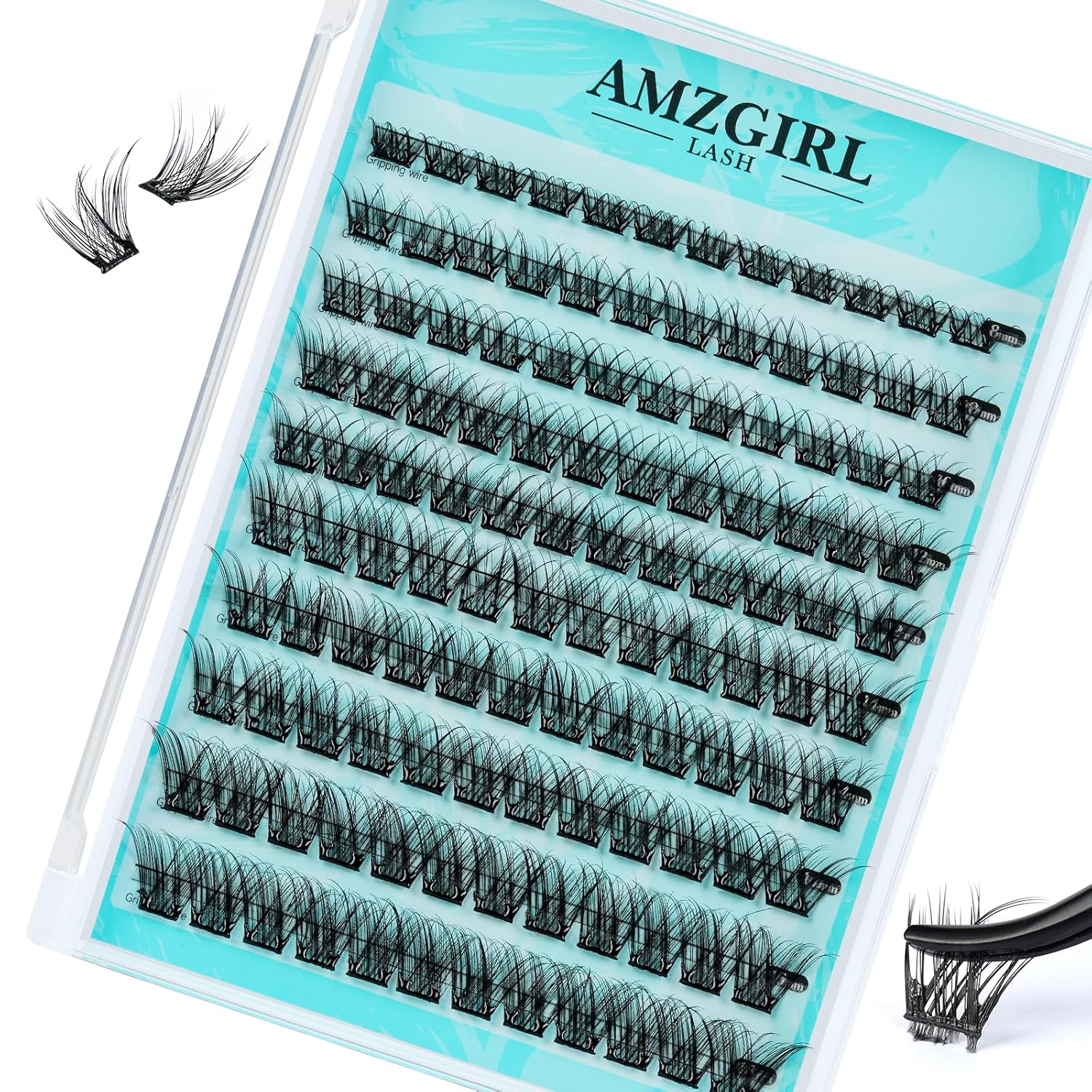Self Adhesive Lash Clusters 120PCS Self Adhesives Eyelashes Natural C Curl 8-16mm,No Lash Glue Needed,Impress Lashes Wide Stem Self-Adhesive Thin Lashes Extension-GlimoraGlow