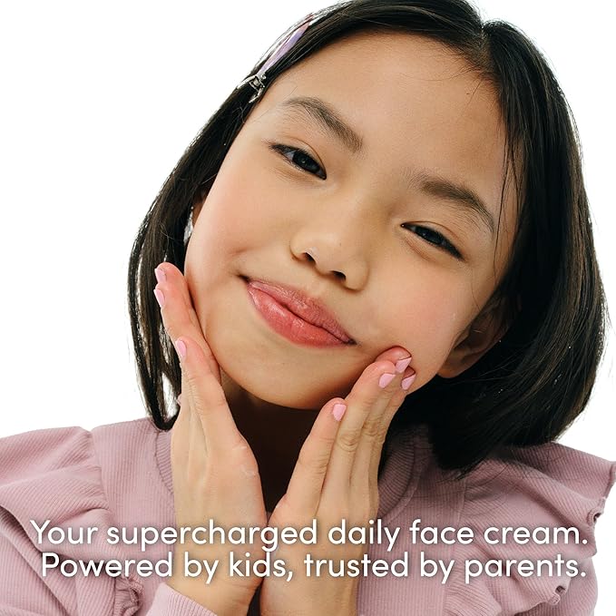Evereden Kids Face Cream: Cool Peach, 1.7 oz. | Face Lotion | Clean and Non-Toxic Face Moisturizer | Multi-Vitamin Skin Care for Kids-GlimoraGlow