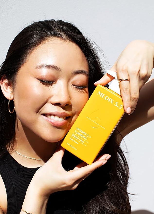 Medix 5.5 Vitamin C Cream Face Lotion & Body Lotion Moisturizer | Anti Aging Skin Care Firming & Brightening Cream Diminishes The Look Of Uneven Skin Tone, Age Spots, & Sun Damaged Dry Skin, (2-Pack)-GlimoraGlow