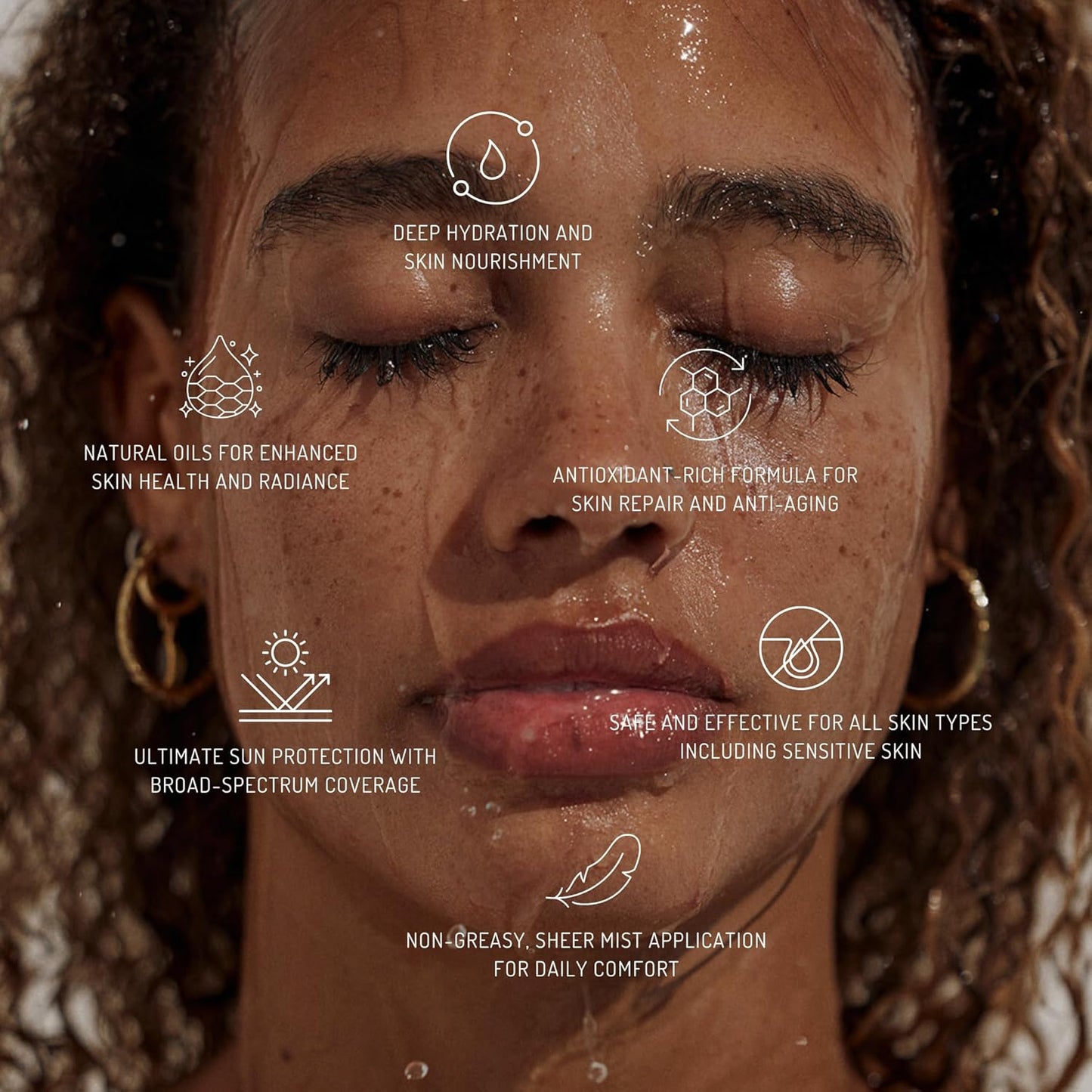 Mineral Sunscreen Spray SPF 50 – Reef Safe Sunscreen Spray, Lightweight Zinc Oxide, Water-Resistant – Korean Skincare, Face & Body Sun Protection-GlimoraGlow