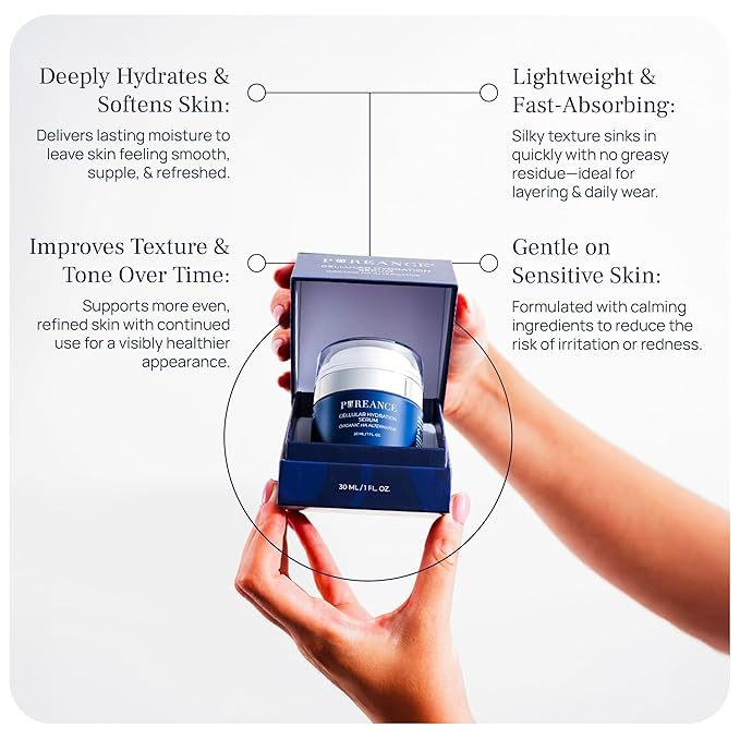 PUREANCE Organic Hydrating Serum for Face - Tremella Mushroom Stimulates Collagen and Cellular Growth, Hyaluronic Acid Serum Enhances Moisture and Nourishes Skin-GlimoraGlow