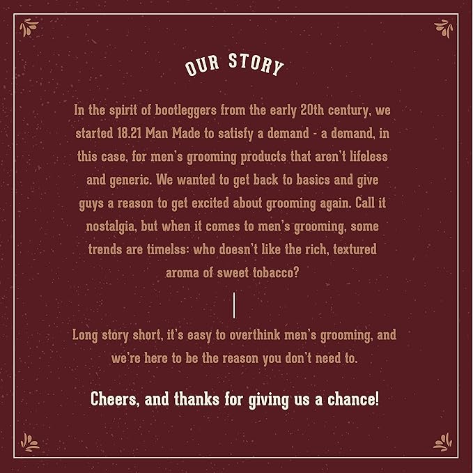 18.21 Man Made Lip Balm - Original Old Fashioned Flavor, Lip Protectant Hydrates & Moisturizes with Beeswax, Cocoa Butter & Vitamin E-GlimoraGlow