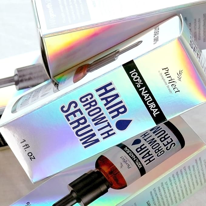 100 Natural Botanical Hair Growth Serum for Nourishing Hair Scalp and Protecting Hair loss, Moringa Camellia Rosemary Castor Tea Tree Peppermint Jojoba Blended , Made In USA (2oz)-GlimoraGlow