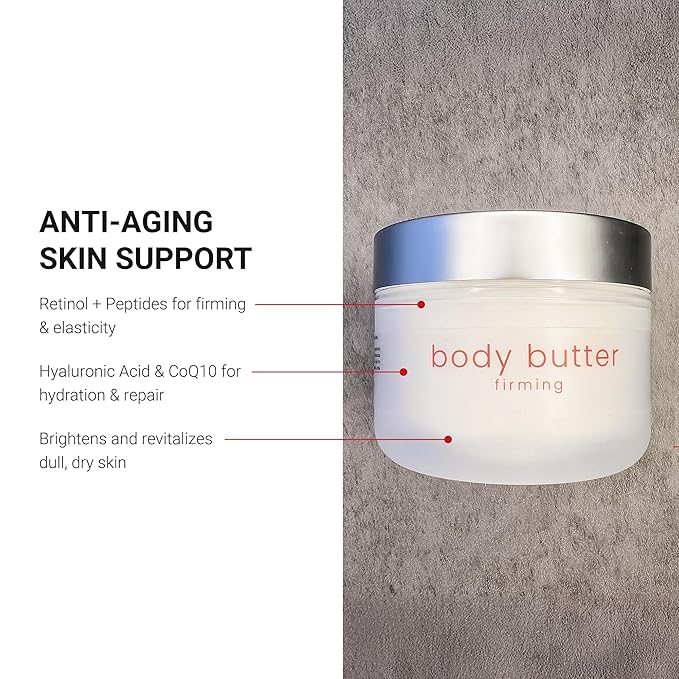 LifeCell Firming Body Butter – Anti-Cellulite Cream with Caffeine, Ginseng & Argan Oil – Ultra-Hydrating Anti-Aging Moisturizer for Legs, Thighs, Hips & Arms – Skin Tightening Lotion for Women-GlimoraGlow