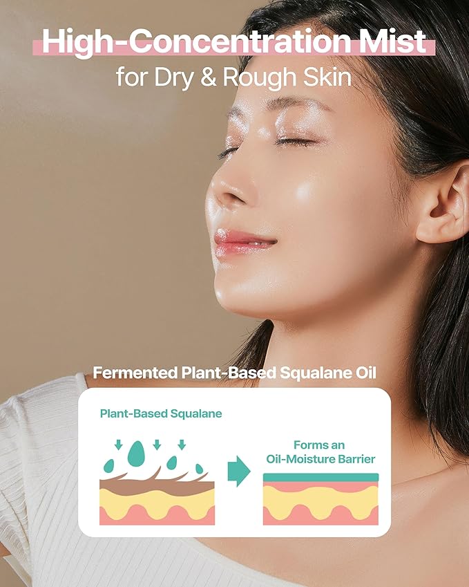 Aloe Cera Mist Serum - Vegan Hydrating Face Spray with Aloe Vera and Ceramide for Rough and Dry Skin - Refreshing & Hydrating Facial Mist - Fresh Herb Citrus Scent, 2.7 fl.oz.-GlimoraGlow