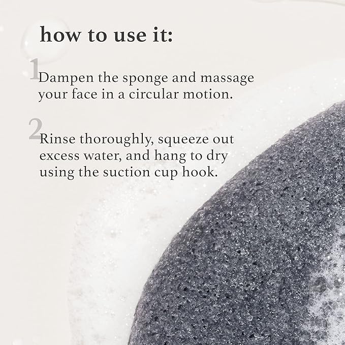 Julep Beauty Konjac Charcoal Sponge + Vitamin E Hydrating Cleansing Oil - For Gentle Exfoliating and Calm Skin - Makeup Remover-GlimoraGlow