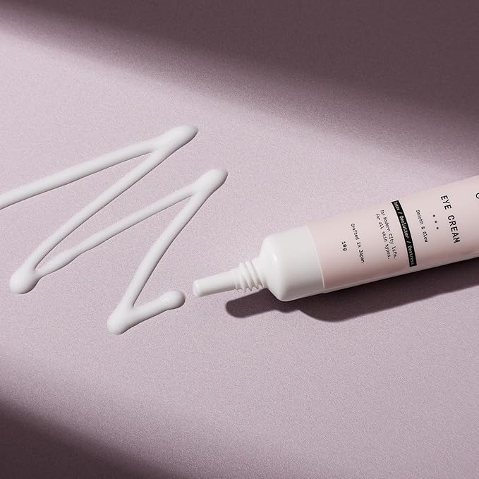 Japanese Anti Aging Firming Eye Cream - Anti Wrinkles & Puffiness - Minimize Bags Under Eyes Fine Lines & Dark Circles - Hydrating and Brightening with Collagen & Arginine (0.35 Fl Oz -10 g)-GlimoraGlow