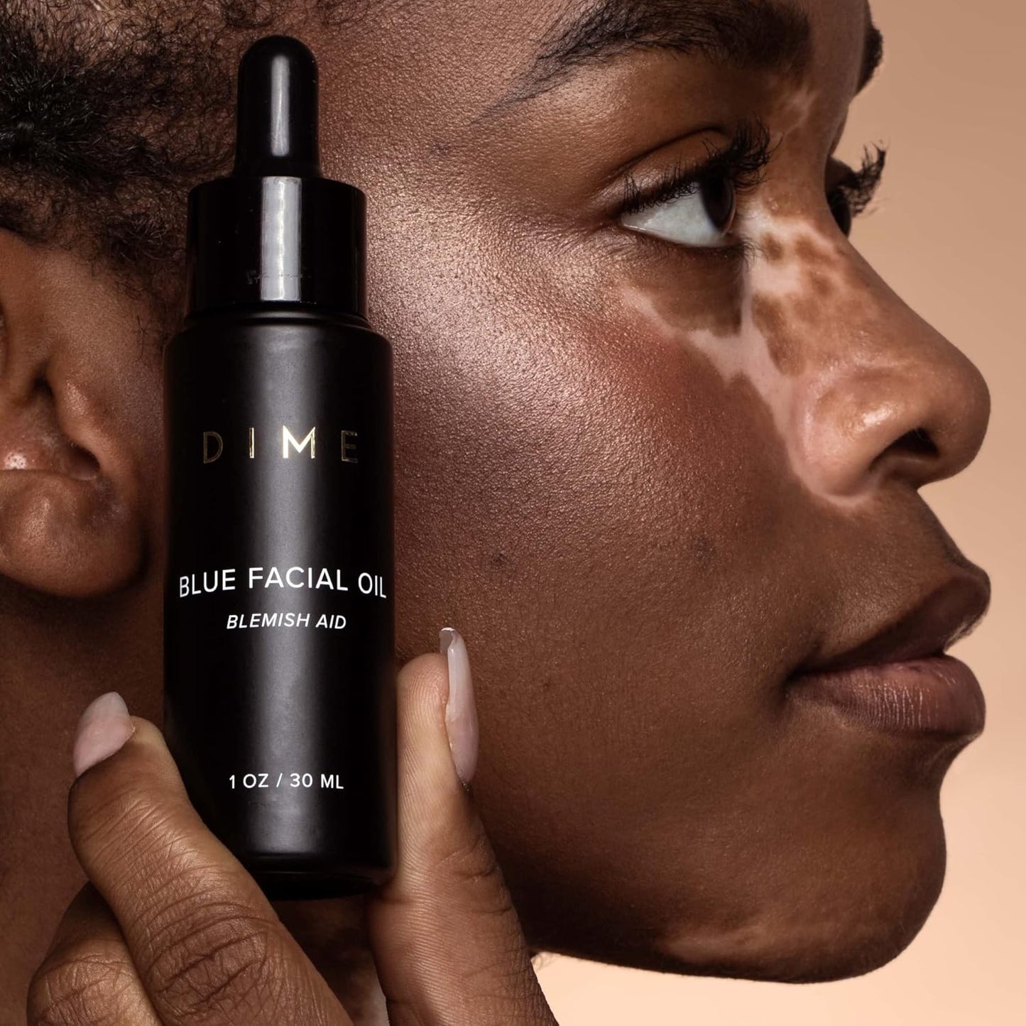 DIME Beauty Blue Facial Oil, 1 oz / 30 mL - Blemish Spot Treatment with Blue Tansy, Black Cumin Seed, Rosehip, and Grapeseed Oils-GlimoraGlow