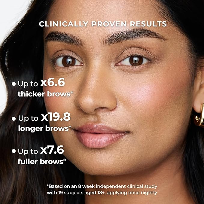 Wunderbrow Growth Enhancer Brow & Lash Serum, 2-in-1 Growth Serum For Fuller, Thicker, Healthier Eyebrows & Eyelashes, Clinically Tested Formula, Visible Results in 6-8 weeks-GlimoraGlow