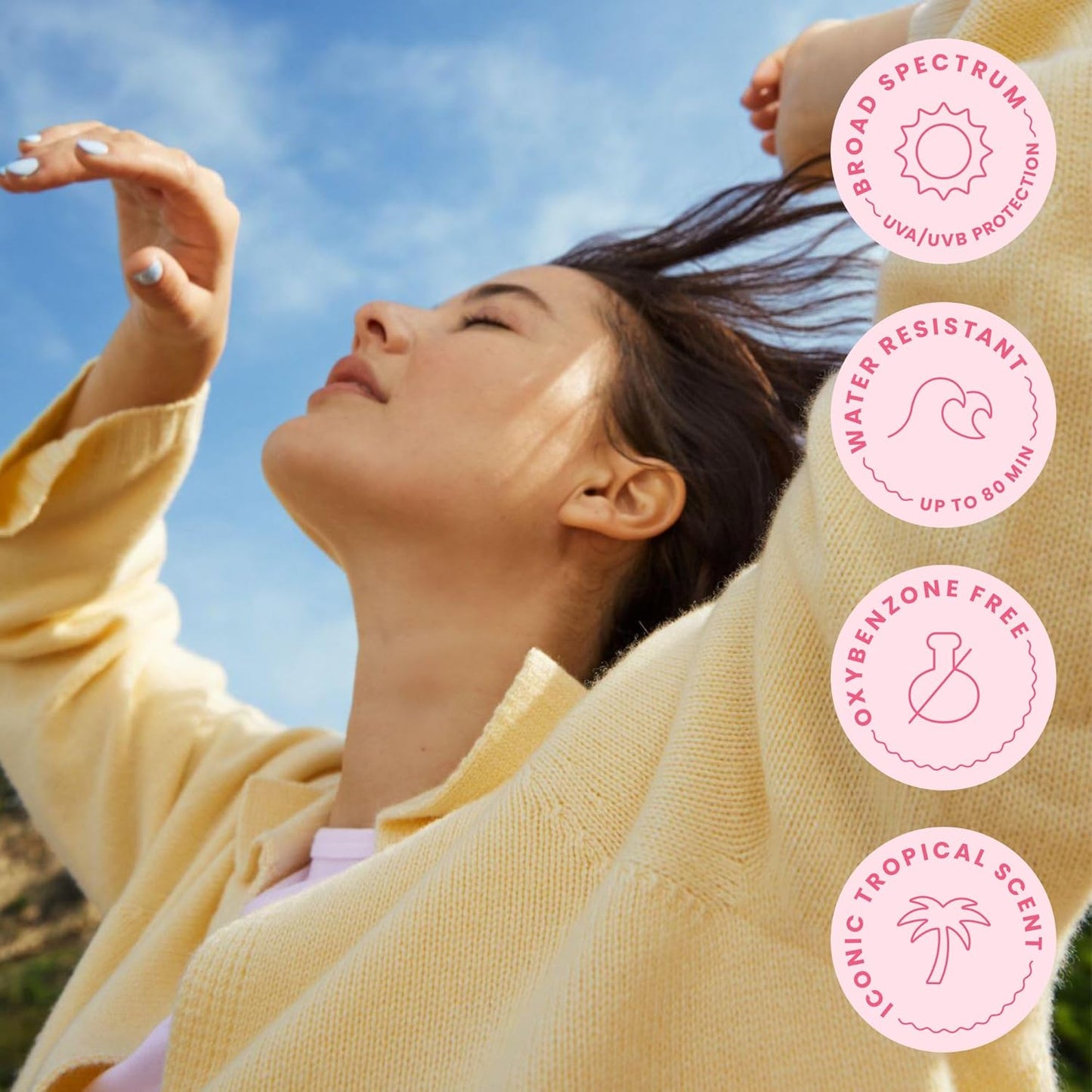 Hawaiian Tropic Mineral Powder Sunscreen Brush SPF 30 | Beach Essentials, Zinc Oxide Mineral Sunscreen Powder SPF, Face Sunblock Travel Size, Brush On Sun Screen Protector for Face and Body, 0.15oz-GlimoraGlow