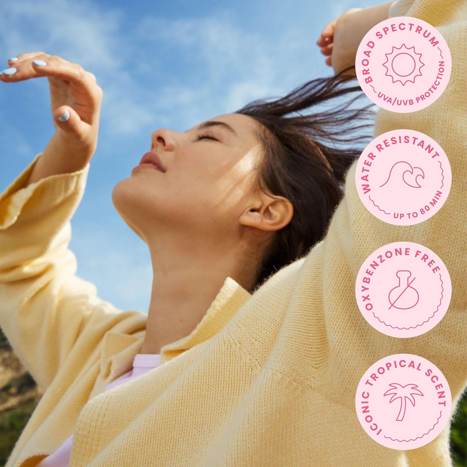 Hawaiian Tropic Mineral Powder Sunscreen Brush SPF 30 | Beach Essentials, Zinc Oxide Mineral Sunscreen Powder SPF, Face Sunblock Travel Size, Brush On Sun Screen Protector for Face and Body, 0.15oz-GlimoraGlow