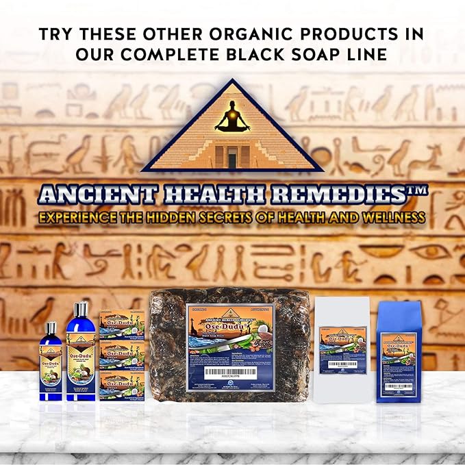 Organic, Anti-Bacterial OSE DUDU LIQUID BLACK SOAP GEL 2 LB (32 oz) Acne Eczema Dry Skin Psoriasis Scar Removal Face and Body Wash Skin Care (GHANA)-GlimoraGlow
