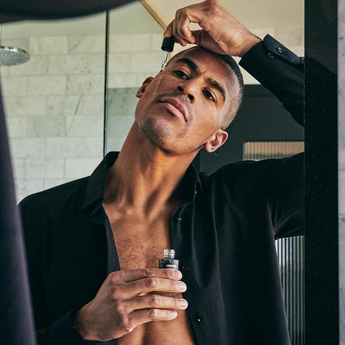 Brickell Men's Retinol Skin Care Serum Treatment For Firming Face Lines & Eye Wrinkles, Deep Hydrating Facial Skincare Serum For Anti-Aging, Fragrance Free, 1 Ounce-GlimoraGlow