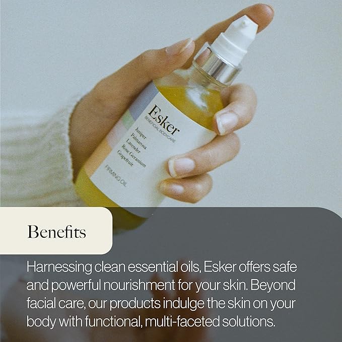 ESKER Beauty Firming Body Oil | (4 oz) | Plant-Based Serum Firms and Tightens Skin | Clean Beauty-GlimoraGlow