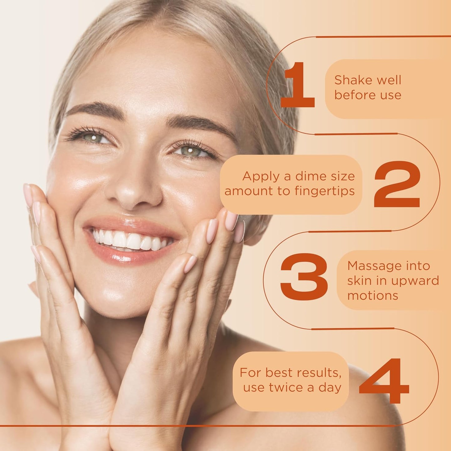 InstaNatural Vitamin C Face Serum, Brightens, Hydrates and Reduces Signs of Aging, with Vitamin C, Hyaluronic and Ferulic Acid, 1 FL Oz-GlimoraGlow