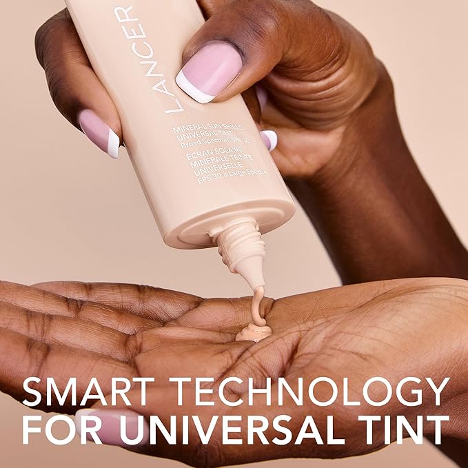 Lancer Skincare Sheer Fluid Sun Shield, Broad-Spectrum SPF 30 Sunscreen, 2 Fl Oz-GlimoraGlow