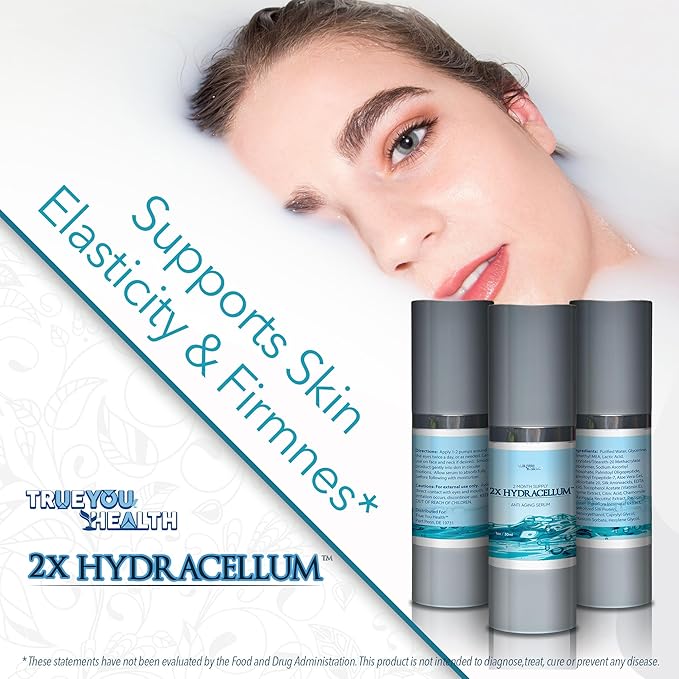 2x Hydracellum Serum - Hydrating Anti Aging Eye Serum - 2 Month Supply - Infused Vitamin C Serum with Alpha Hydroxy Acid to Improve Wrinkles, Dark Circles, & Eye Bags - Nourish, Exfoliate, Moisturize-GlimoraGlow