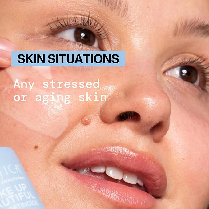 Pacifica Retinol Serum for Face - Wake Up Beautiful Retinoid Night Face Serum - Anti-Aging Skin Care & Skin Brightening - Retinol, Collagen & Antioxidants Vegan & Cruelty-Free Dermatologist Tested-GlimoraGlow