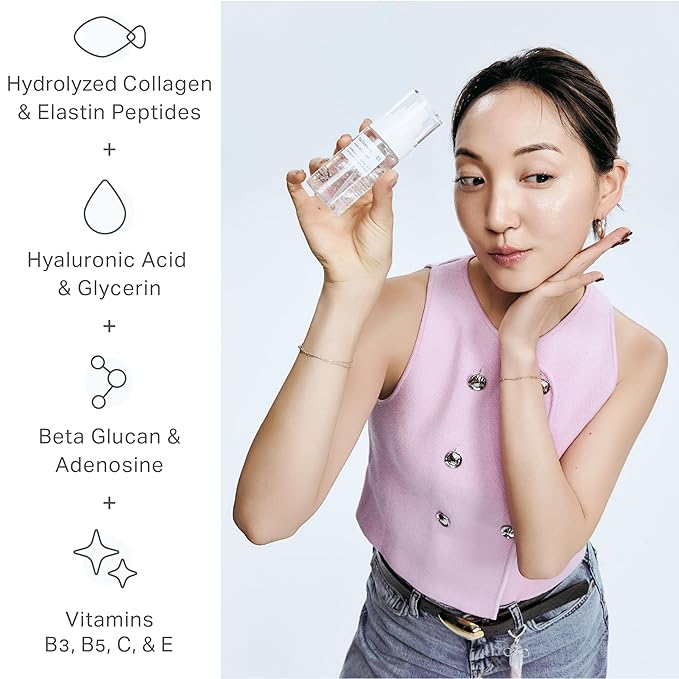 Jelloskin Hydra Jell Face Mist by AVA x NuTexture Hydrating Face Spray with Collagen, Hyaluronic Acid, Vitamin C & E-GlimoraGlow