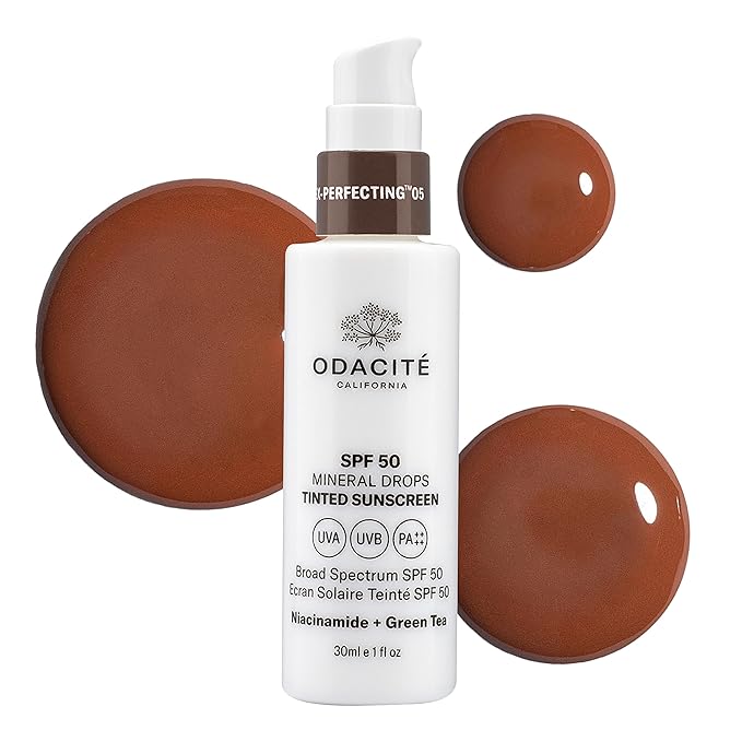 SPF 50 Flex-Perfecting™ Mineral Drops Tinted Sunscreen FIVE-GlimoraGlow