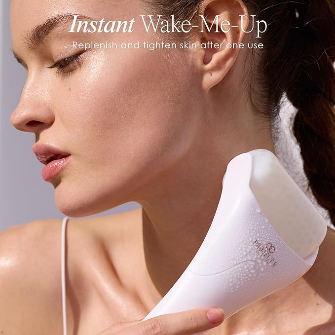 The Ice Roller by Project E Beauty | Cryotherapy Treatment | Facial Massage | Reduce Under Eye Puffiness, Dark Circles | Muscle Soreness Pain Relief Redness-GlimoraGlow