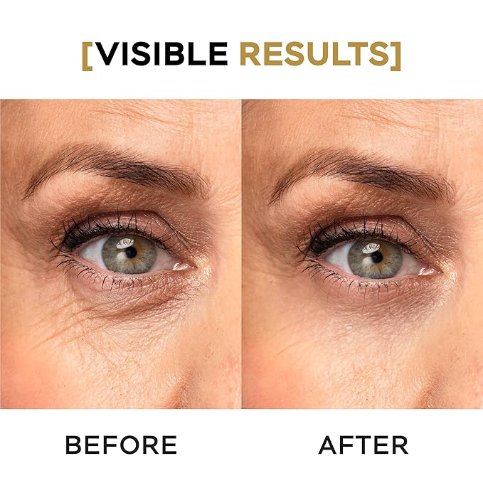 Moisturizing Night Serum w/Hyaluronic Acid, Cucumber, Grape & Coffee Extract for Dark Circles, Puffiness & Bags - Under Eye Hydration Serum for Women & Men (0.67 Fl Oz)-GlimoraGlow