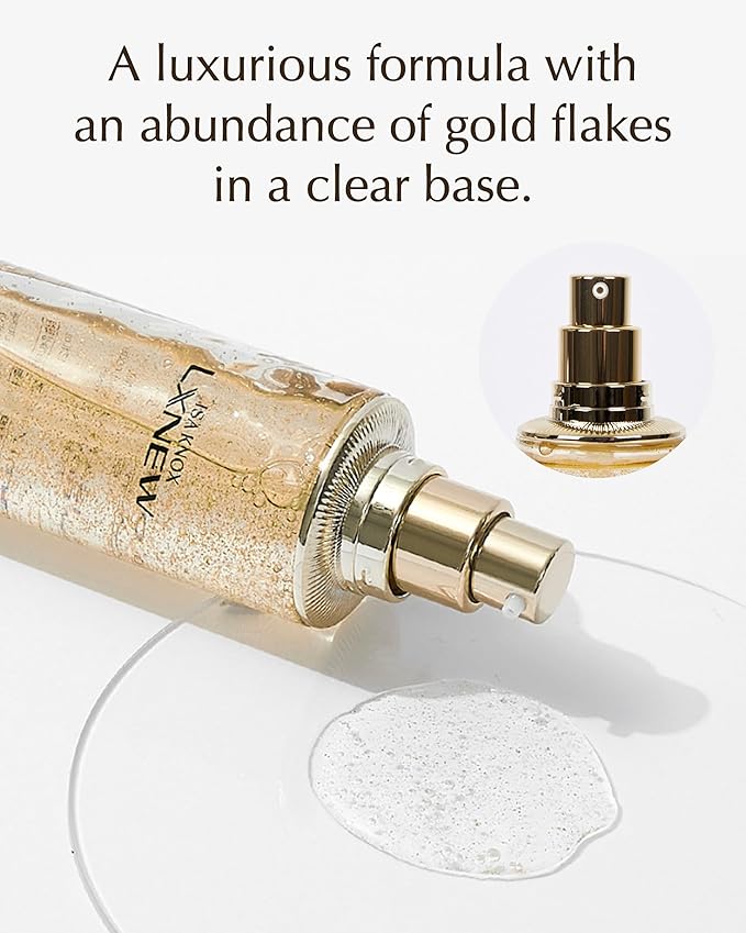 ISA KNOX LXNEW Royal Golden Skincare Gift Set (11.4fl oz) - Luxury Gift Set for Rejuvenation and Youthful Radiance. Korean Skincare by LG Beauty. Royal Peptides & Jelly, Niacinamide,-GlimoraGlow