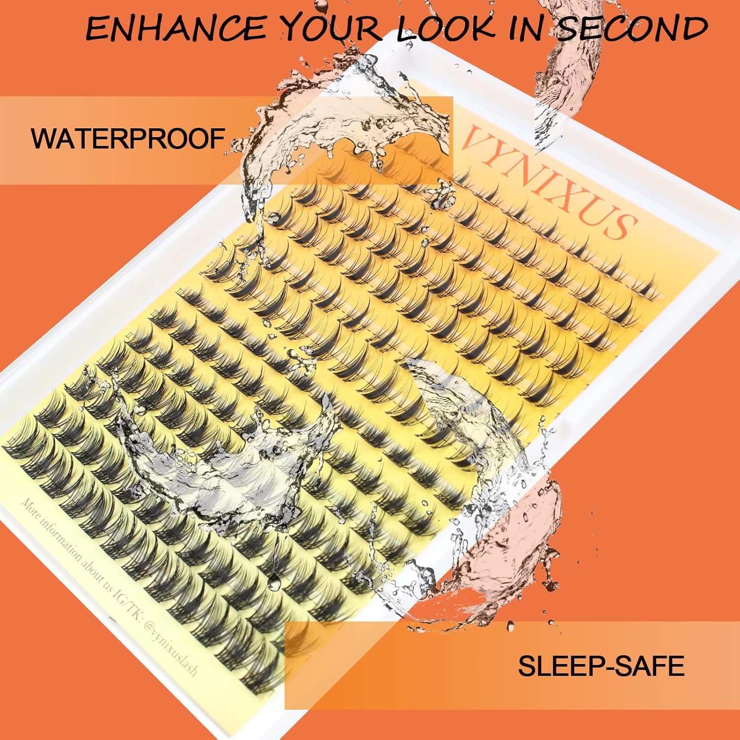 Lash Clusters Wispy Individual Lashes Fluffy Eyelash Clusters Spiky Wet-Look Cluster Eyelash Extensions Natural Cluster Lashes Ultra-Thin Band (Fairy/Magic-0.07D-Mix8-14)-GlimoraGlow