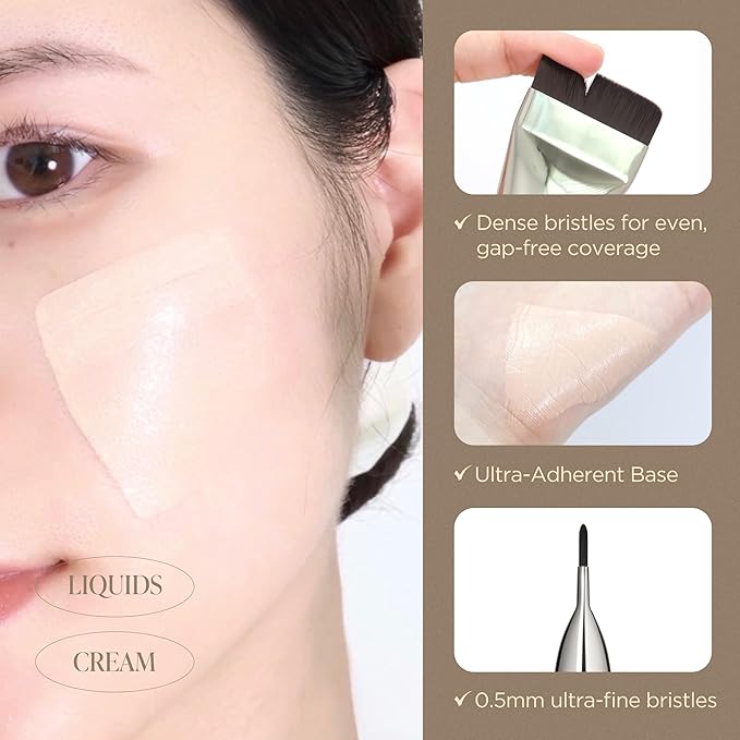 Korean Piccasso Brush FB11 Spatula Brush – Professional Foundation Brush for Liquid Makeup, Flat and Soft Bristles for Seamless Application, Ideal for Liquid Foundation and Cream Face Makeup-GlimoraGlow
