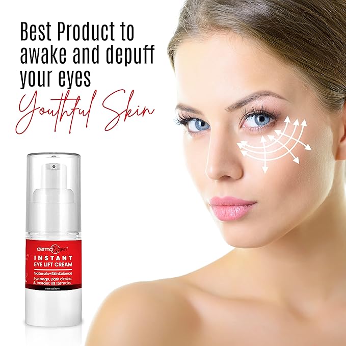 Rapid Reduction Eye Cream - Eye Cream Anti Aging Treatment for Dark Circles - Instant Under Eye Cream - Advanced Peptide Skin Tightening Formula - Instantly Removes Puffiness Wrinkles 20ml-GlimoraGlow