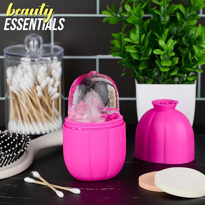 Ice Face Roller - 1pc Ice Roller for Face, Ice Facial Tools, Face Depuffer | Skincare Beauty Tools + Accessories-GlimoraGlow